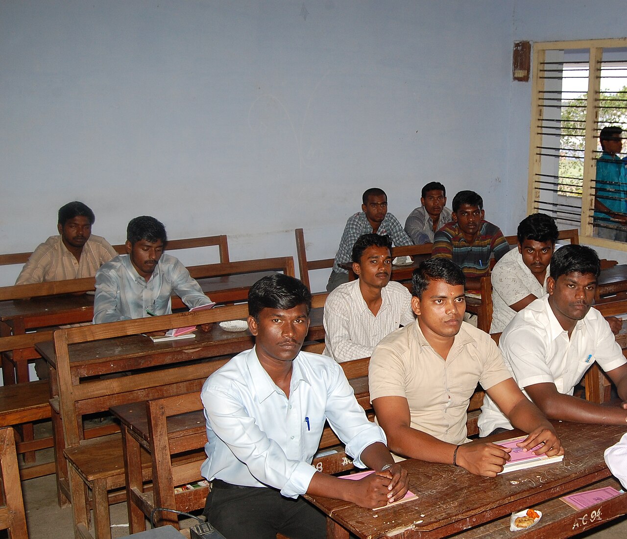 Students on campus